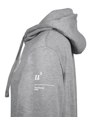 Hoodie unisex grey-mottled