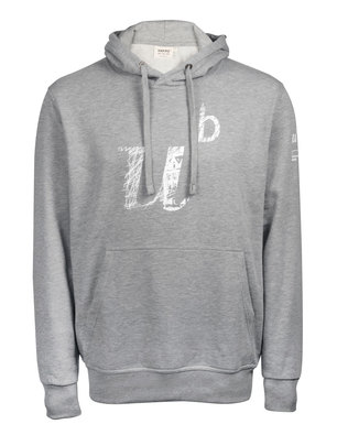 Hoodie unisex grey-mottled