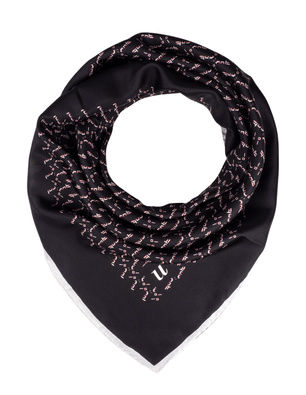 Foulard black/white/red