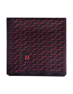 Foulard black/red