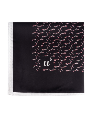 Foulard black/white/red